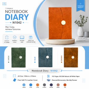 A5 3-fold corporate diary
